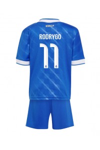 Real Madrid Rodrygo Goes #11 Babytruitje 3e tenue Kind 2025-26 Korte Mouw (+ Korte broeken)